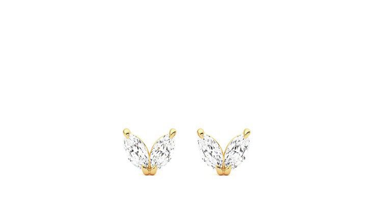Taylor & Hart Iona Studs Jewellery 360 degree image 29