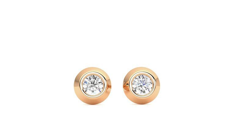 Taylor & Hart Solanna Studs Jewellery 360 degree image 2