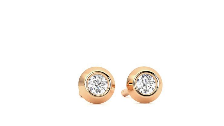 Taylor & Hart Solanna Studs Jewellery 360 degree image 3