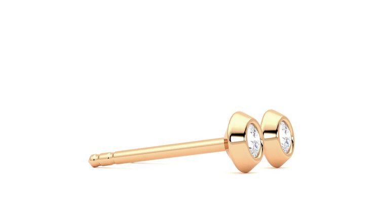 Taylor & Hart Solanna Studs Jewellery 360 degree image 8