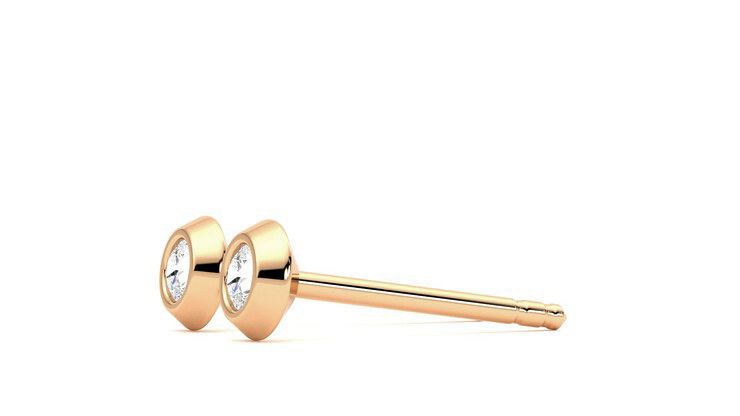 Taylor & Hart Solanna Studs Jewellery 360 degree image 22