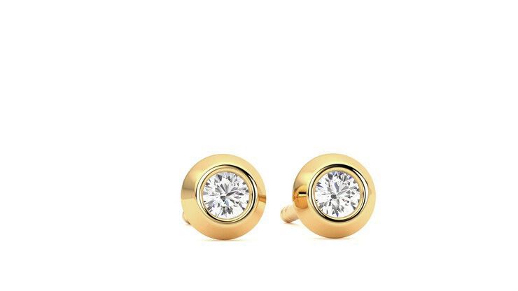 Taylor & Hart Solanna Studs Jewellery 360 degree image 3