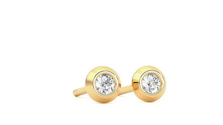 Taylor & Hart Solanna Studs Jewellery 360 degree image 4