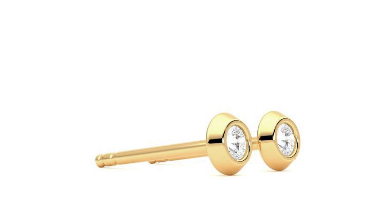 Taylor & Hart Solanna Studs Jewellery 360 degree image 7