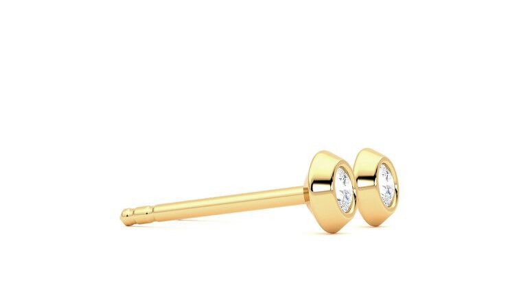 Taylor & Hart Solanna Studs Jewellery 360 degree image 8