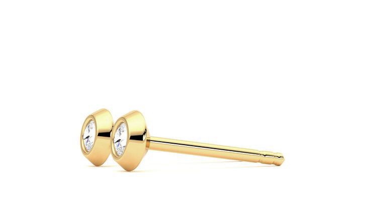 Taylor & Hart Solanna Studs Jewellery 360 degree image 22