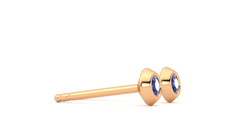 Taylor & Hart Solanna Studs Jewellery 360 degree image 8