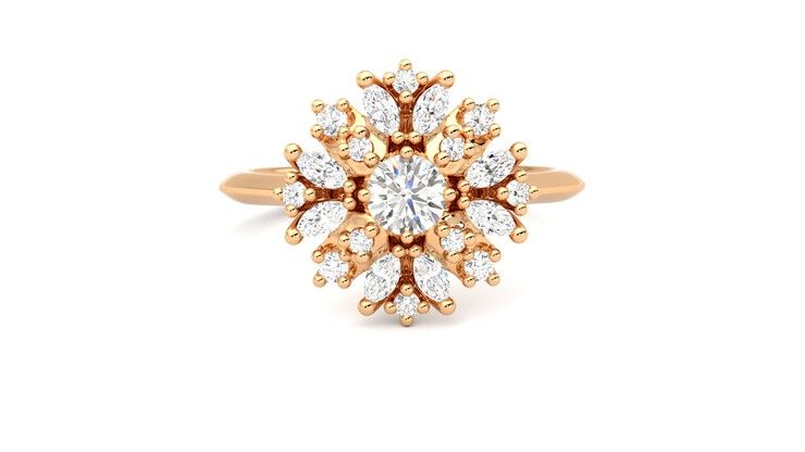Taylor & Hart Aphrodite Ring Jewellery 360 degree image 1