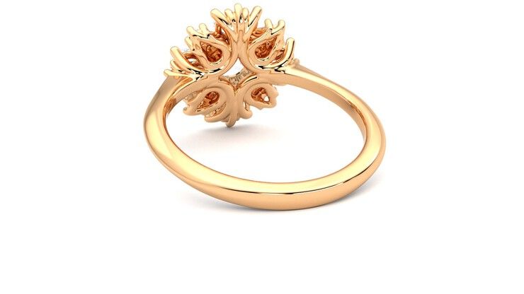 Taylor & Hart Aphrodite Ring Jewellery 360 degree image 16