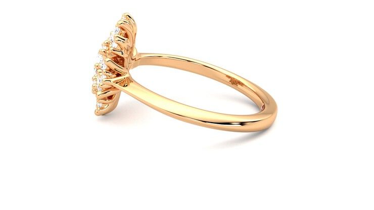 Taylor & Hart Aphrodite Ring Jewellery 360 degree image 20