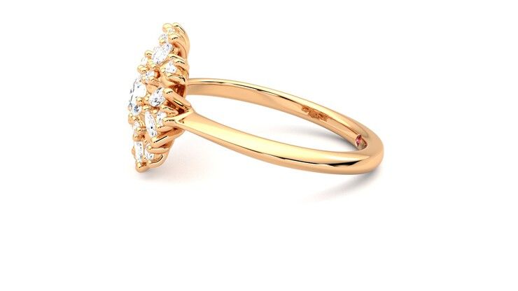 Taylor & Hart Aphrodite Ring Jewellery 360 degree image 21