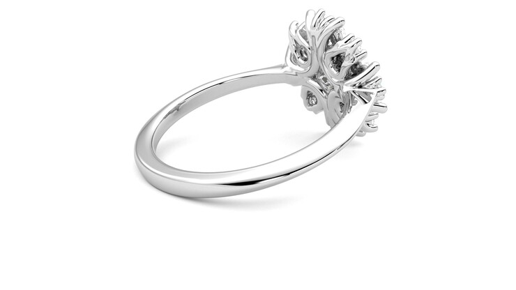 Taylor & Hart Aphrodite Ring Jewellery 360 degree image 12