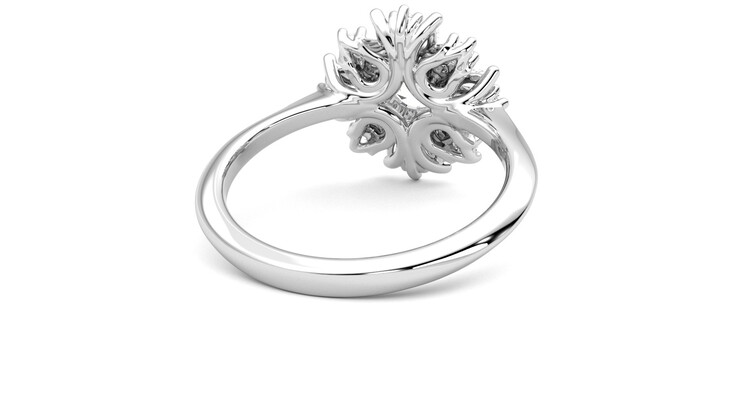 Taylor & Hart Aphrodite Ring Jewellery 360 degree image 14