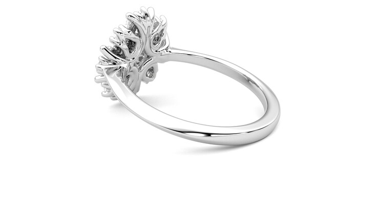 Taylor & Hart Aphrodite Ring Jewellery 360 degree image 18