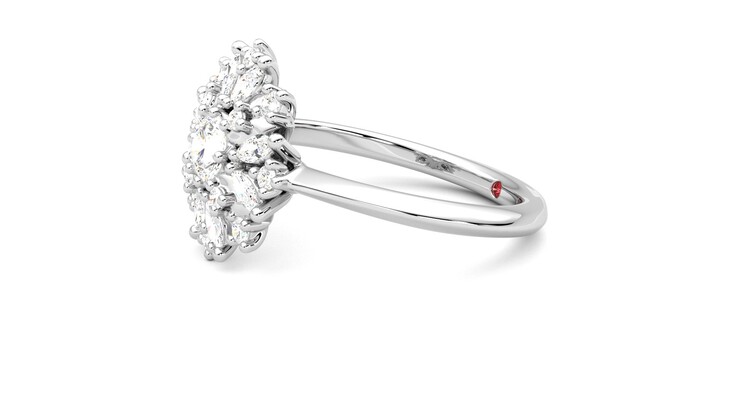 Taylor & Hart Aphrodite Ring Jewellery 360 degree image 22