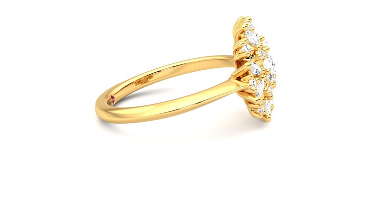 Taylor & Hart Aphrodite Ring Jewellery 360 degree image 9