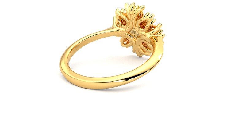 Taylor & Hart Aphrodite Ring Jewellery 360 degree image 13