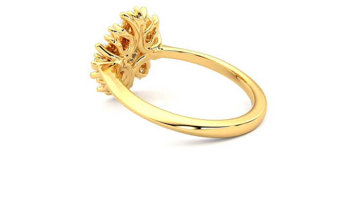 Taylor & Hart Aphrodite Ring Jewellery 360 degree image 18