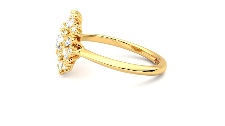 Taylor & Hart Aphrodite Ring Jewellery 360 degree image 21