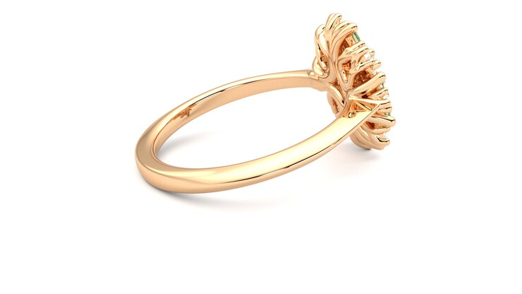 Taylor & Hart Aphrodite Ring Jewellery 360 degree image 11