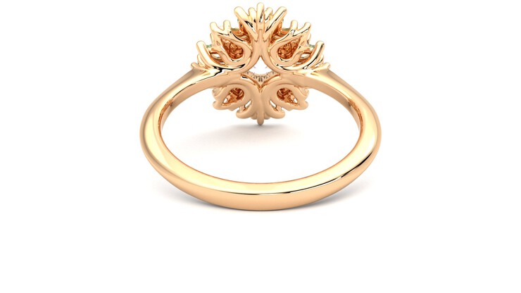 Taylor & Hart Aphrodite Ring Jewellery 360 degree image 15
