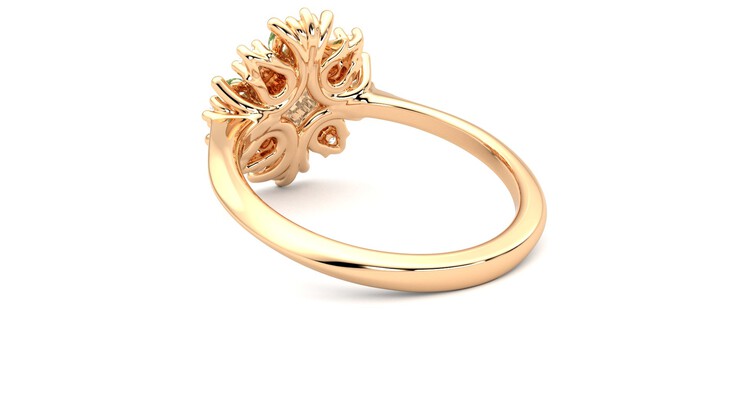 Taylor & Hart Aphrodite Ring Jewellery 360 degree image 17