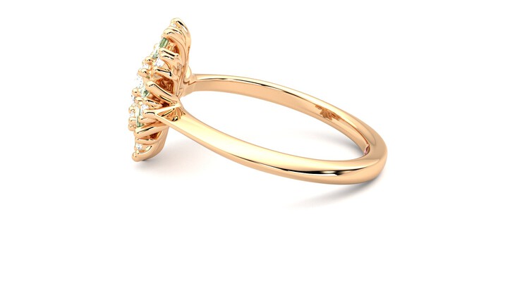 Taylor & Hart Aphrodite Ring Jewellery 360 degree image 20