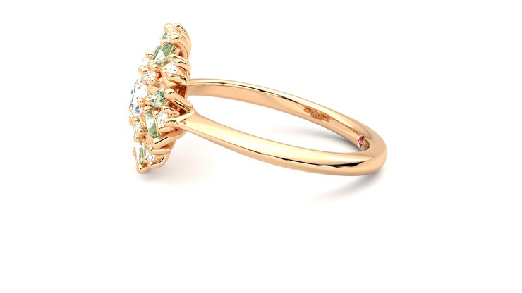 Taylor & Hart Aphrodite Ring Jewellery 360 degree image 21