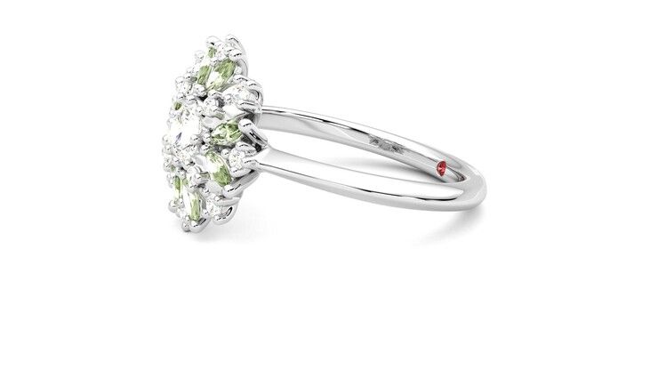 Taylor & Hart Aphrodite Ring Jewellery 360 degree image 22