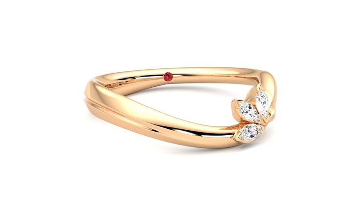 Taylor & Hart Marea Ring Jewellery 360 degree image 3