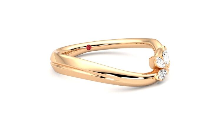 Taylor & Hart Marea Ring Jewellery 360 degree image 5