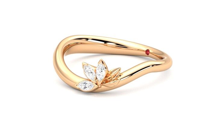 Taylor & Hart Marea Ring Jewellery 360 degree image 23
