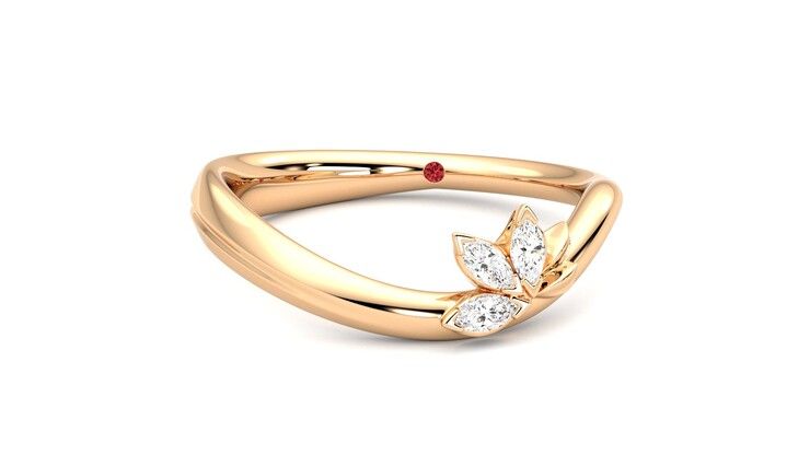 Taylor & Hart Marea Ring Jewellery 360 degree image 27