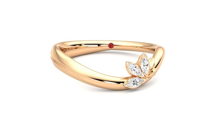 Taylor & Hart Marea Ring Jewellery 360 degree image 28