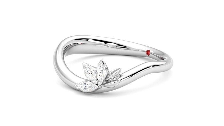Taylor & Hart Marea Ring Jewellery 360 degree image 23