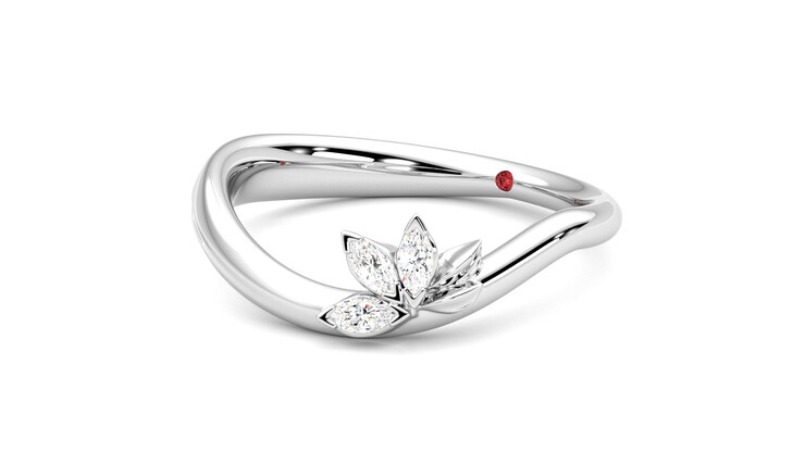 Taylor & Hart Marea Ring Jewellery 360 degree image 24