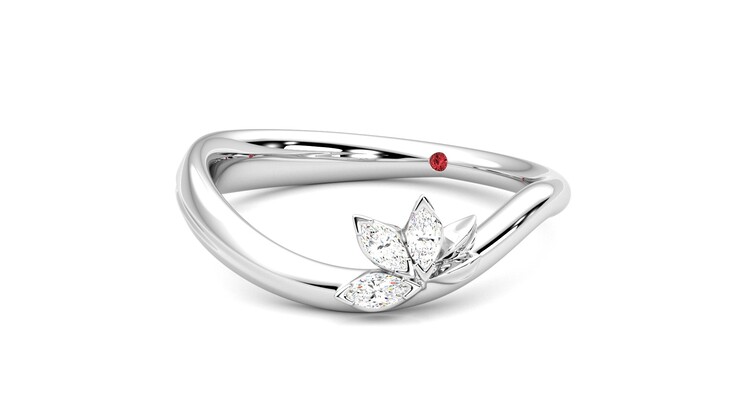 Taylor & Hart Marea Ring Jewellery 360 degree image 25