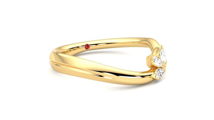 Taylor & Hart Marea Ring Jewellery 360 degree image 5