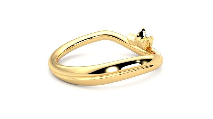 Taylor & Hart Marea Ring Jewellery 360 degree image 10