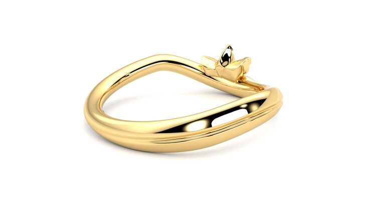 Taylor & Hart Marea Ring Jewellery 360 degree image 11