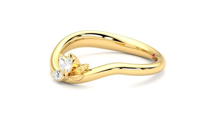 Taylor & Hart Marea Ring Jewellery 360 degree image 21