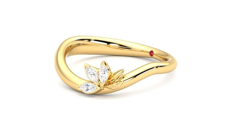 Taylor & Hart Marea Ring Jewellery 360 degree image 23