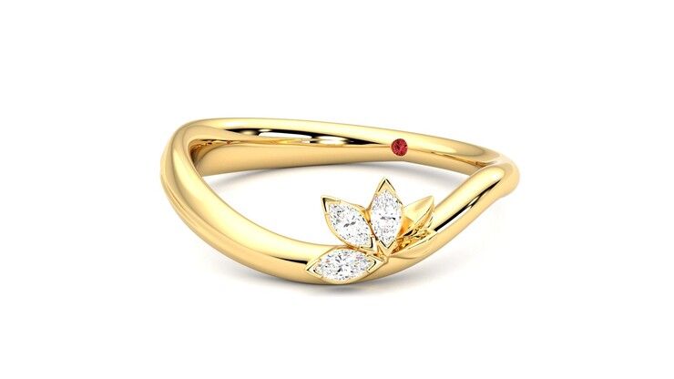 Taylor & Hart Marea Ring Jewellery 360 degree image 25