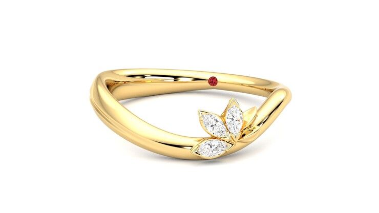 Taylor & Hart Marea Ring Jewellery 360 degree image 26