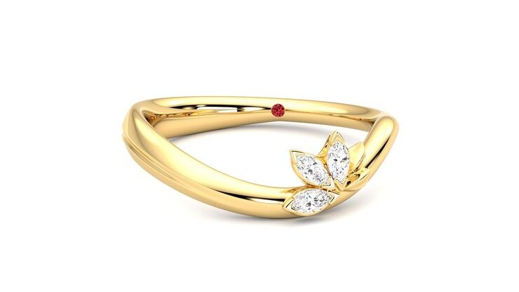 Taylor & Hart Marea Ring Jewellery 360 degree image 27
