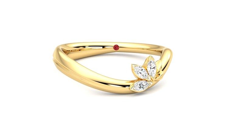 Taylor & Hart Marea Ring Jewellery 360 degree image 28