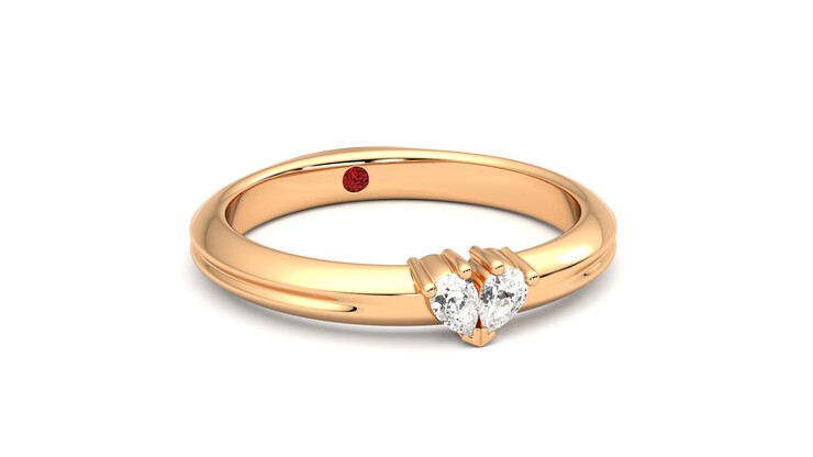Taylor & Hart Ondette Ring Jewellery 360 degree image 4