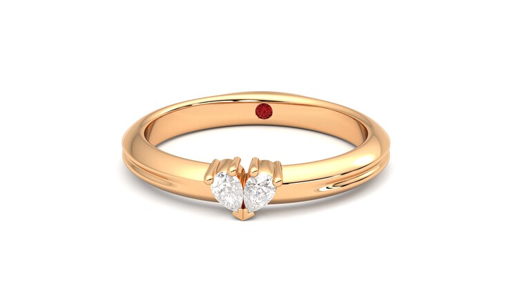 Taylor & Hart Ondette Ring Jewellery 360 degree image 28