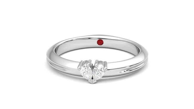 Taylor & Hart Ondette Ring Jewellery 360 degree image 28