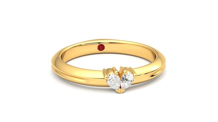 Taylor & Hart Ondette Ring Jewellery 360 degree image 3